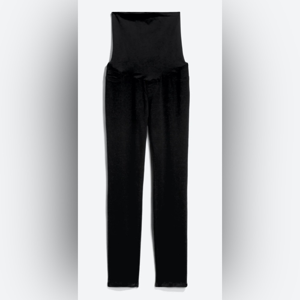 1822 Butter Denim Maternity Black Skinny Jeans